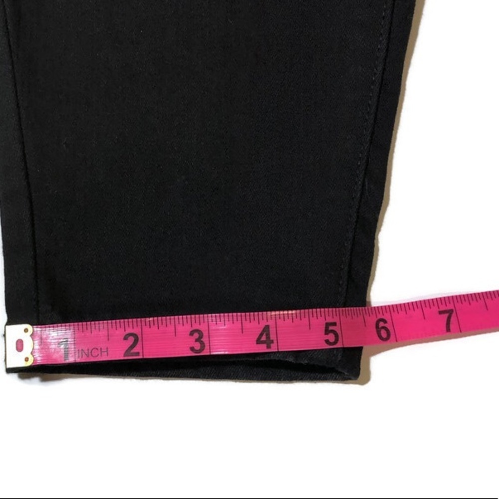 Maurices mid rise denim flex XL X-short black jeggings. - Picture 7 of 8